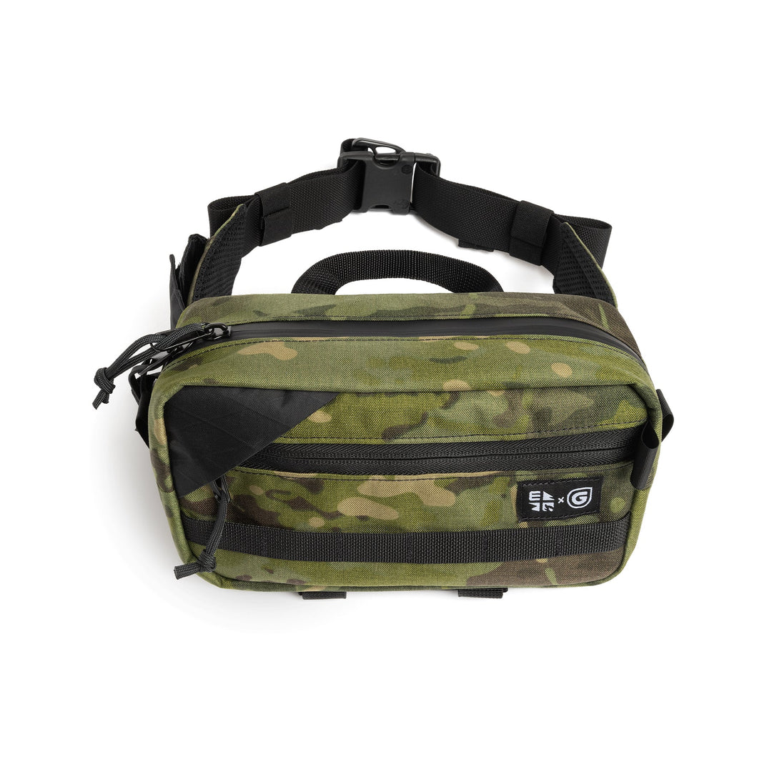 Eathwell® Grayl® 4.5L BottleLock™ Hip Pack / Straight On / MultiCam Tropical